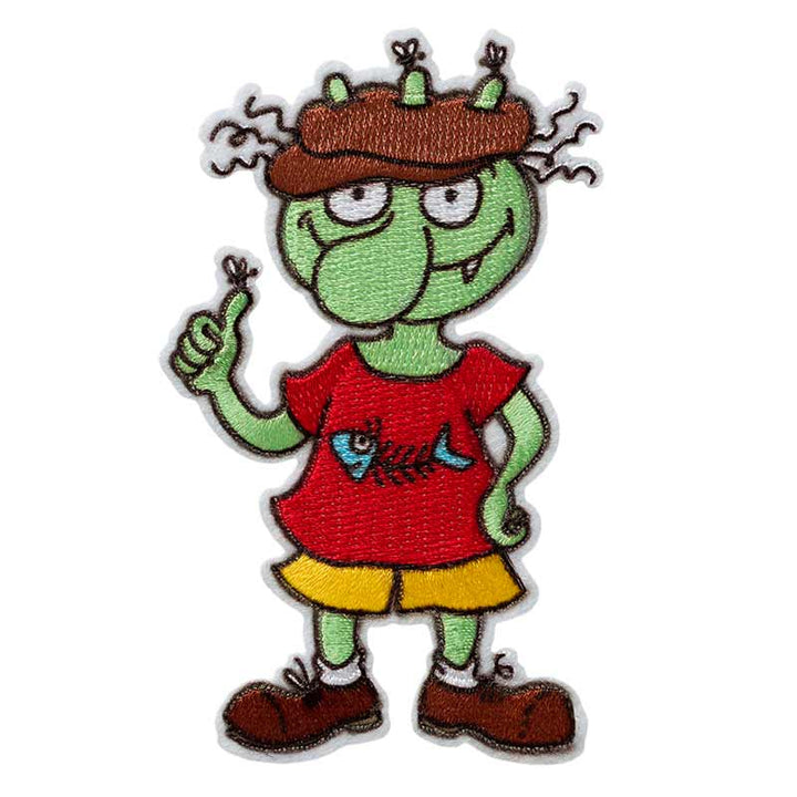 Applikationen - Kids and Hits - aufbügelbar Olchis© Junge farbig 1 St