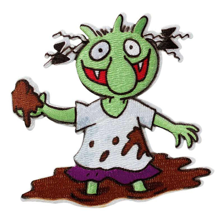 Applikationen - Kids and Hits - aufbügelbar Olchis© Mädchen Schlamm farbig 1 St