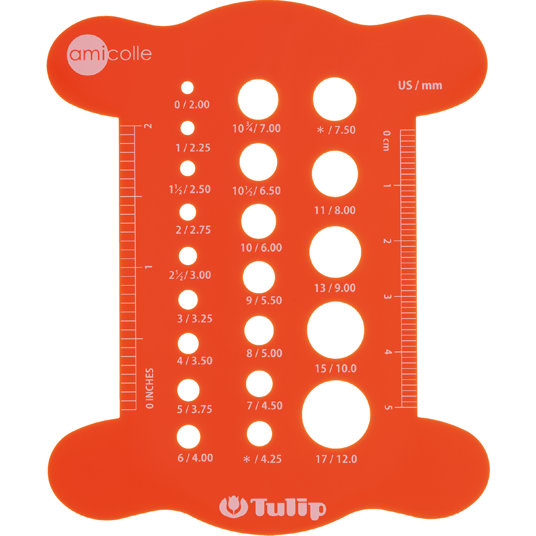 Tulip knitting needle size orange