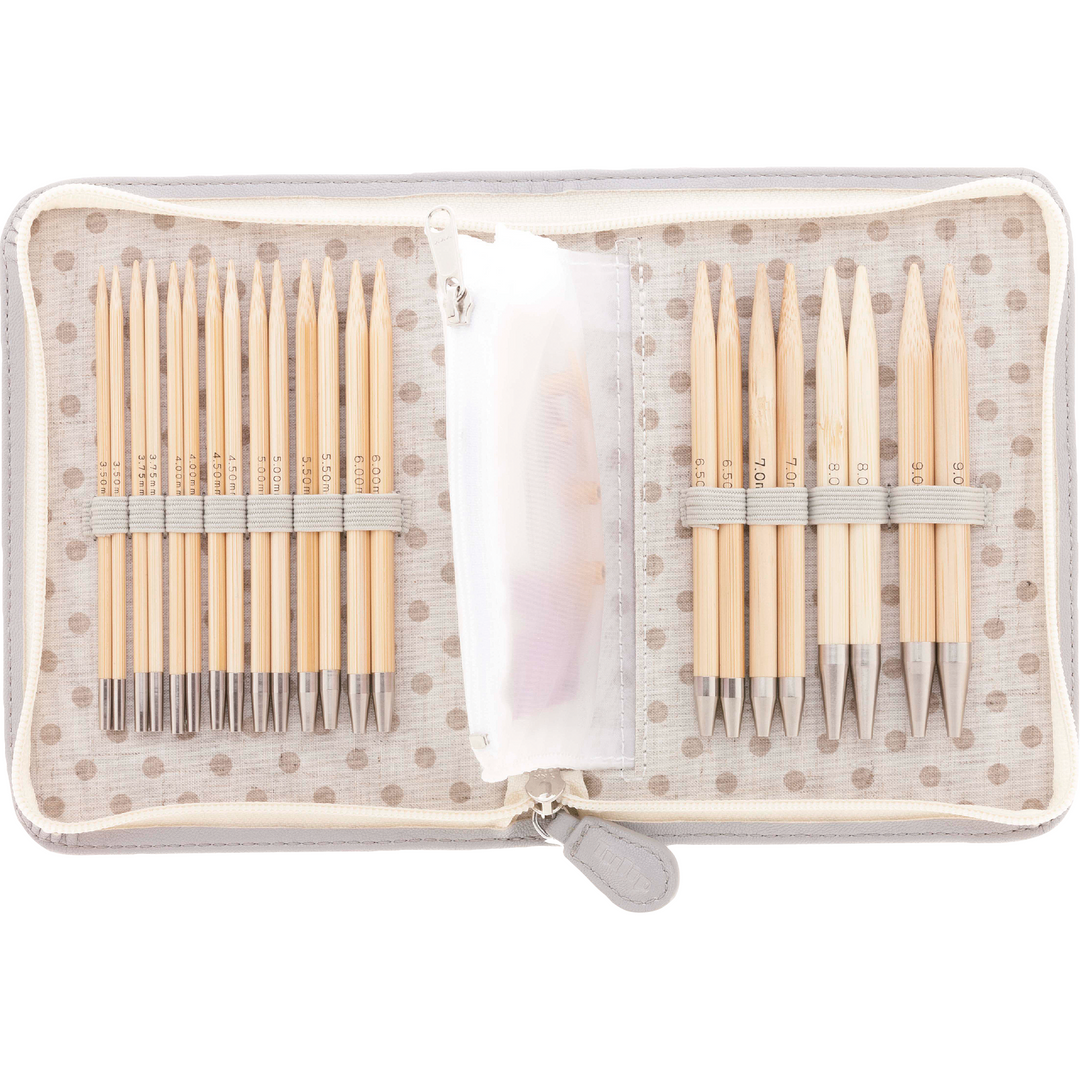 carryC Long austauschbare Rundstricknadeln Set 3,50 - 9,00 mm 12 cm